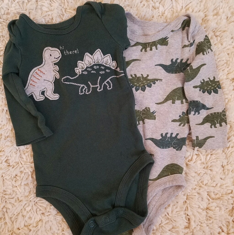 6 Month Boys Short Sleeve Shirt Onsie